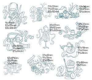 Stickserie - Decorative Sewing